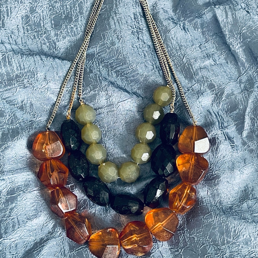 Elegant Multi-Color Beaded Necklace
